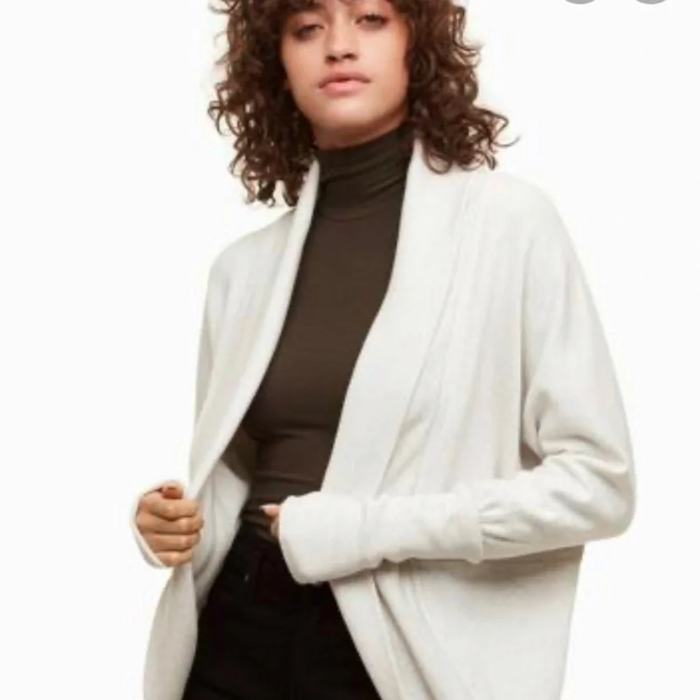 Wilfred Tan Drape Sweater - Picture 2 of 5